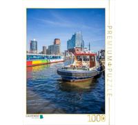 Puzzle · dans Le Port de Hambourg | Le quartier Maritimes de Hambourg dans un décor moderne · 1000 pièces · Format assemblé 64 × 48 cm · CALVENDO Puzzle