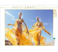 Puzzle · Danseurs au Style surréaliste | Des danseurs impressionnants dans le désert · 1000 pièces · Format assemblé 64 × 48 cm · CALVENDO Puzzle