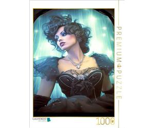 Puzzle · Danseuse de Burlesque | Danseuse burlesque dotée d'un sens du drame · 1000 pièces · Format assemblé 64 × 48 cm · CALVENDO Puzzle