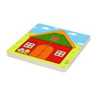 Puzzle | d'apprentissage en bois avec plusieurs histoires,Puzzle de ferme Jeux de motricité fine | pour garçons filles maison école voyage tout-petit enfant maternel anniversaire