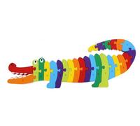 Puzzle D'apprentissage En Bois - L'alphabet Crocodile !