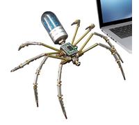 Puzzle d'araignée 3D en métal - Modèle d'assemblage mécanique avec des pièces complexes faites à la main, la construction en métal durable améliore les compétences en résolution de problèmes | Jeu de