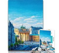 Puzzle d'architecture américaine 1000 pièces pour Adultes et Adolescents, idéal comme Cadeau pour Toute la Famille (50x75cm)