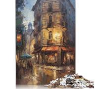 Puzzle d'architecture de Barcelone, Puzzle rectangulaire en Carton 100% recyclé, pour Adultes et Enfants, Cadeau de Noël, 1 000 pièces (75 x 50 cm)