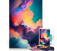 Puzzle d'art Abstrait nébuleux pour Adolescents, 1000 pièces, Jeu de réflexion Stimulant, Anti-Stress, découpe de qualité supérieure, Cadeau Exceptionnel (50x75cm)