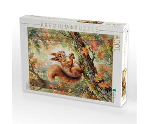 Puzzle · Das Eichhörnchen | Das Eichhörnchen · 1000 pièces · Format assemblé 64 × 48 cm · CALVENDO Puzzle