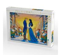 Puzzle · Das glückliche Ende im verschneiten Wald | Schneewittchen · Weiß wie Schnee, Blut wie Rot, Schwarz wie… · 2000 pièces · Format assemblé 90 × 67 cm · CALVENDO Puzzle