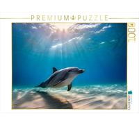 Puzzle · Dauphin au Fond de la mer | 1000 pièces · Format assemblé 64 × 48 cm · CALVENDO Puzzle