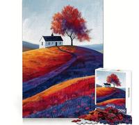 Puzzle d'automne Solitaire pour Adolescents, 1000 pièces, activité de Concentration et de détente, Assemblage serré, (38x52cm)