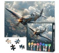 Puzzle d'avion militaire américain pour adultes 1000 blocs, Seconde Guerre mondiale, puzzle pour adultes ou jouets pour amis plus âgés, 50 x 70 cm