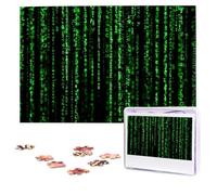 Puzzle de 1 000 pièces à matrice verte pour adultes - Puzzles personnalisés à partir de photos personnalisées - Puzzle en bois - Cadeaux pour famille, mariage, anniversaires de mariage