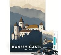 Puzzle de 1 000 pièces avec motif du château de Banffy en Roumanie - Connexions fluides pour une pensée logique et un plaisir de loisirs amusant et ludique. Parfait comme