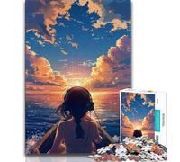 Puzzle de 1 000 pièces pour Adultes Magnifiques paysages animés pour Adultes et Adolescents Anti-Stress Difficile décoration d'intérieur et Cadeaux Uniques (50x75cm)