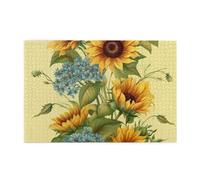 Puzzle de 1 000 pièces pour adultes - Puzzles stimulants pour nuits de jeu - Puzzle en bois personnalisé pour photos de famille - Taille finie : 74,9 x 50 cm