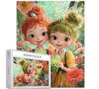 Puzzle de 1 000 pièces pour adultes - Style conte de fées - Jeux d'activités familiales - Colorés - Pour décoration d'intérieur - Cadeaux - 50 x 70 cm