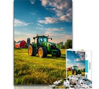 Puzzle de 1 000 pièces pour Adultes sur Le thème des tracteurs agricoles Un Jeu Stimulant, idéal pour Toute la Famille (38x26cm)
