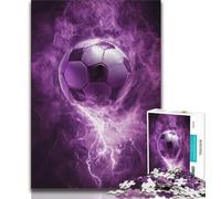 Puzzle de 1 000 pièces sur Le thème du Football pour Adultes, Difficile à réaliser mais Amusant et Humoristique avec Affiche et fiche de Questions-réponses Assorties (38x26cm)
