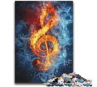 Puzzle de 1 000 pièces sur Les Symboles musicaux pour Adultes, Jeu Stimulant et idéal pour Toute la Famille (38x52cm)