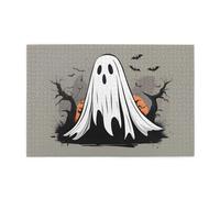 Puzzle de 1 000 pièces Whjdpp - Image de fantôme d'Halloween - Puzzles éducatifs intellectuels en bois - Puzzles amusants pour soulager le stress