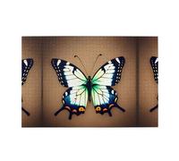 Puzzle de 1 000 pièces Yyhwhjde - Joli petit papillon - Puzzle en bois de qualité pour adultes et enfants - Puzzles amusants pour soulager le stress