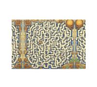 Puzzle de 1 000 pièces Yyhwhjde Labyrinthe Carte au trésor Image éducative intellectuelle en bois Puzzles amusants pour soulager le stress