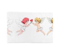 Puzzle de 1 000 pièces Yyhwhjde Love Elf Prints Puzzle en bois de qualité pour adultes et enfants, puzzles amusants pour soulager le stress
