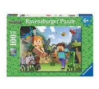 Ravensburger Kinderpuzzle 100 XXL Teile - Minecraft - Steve und Alex