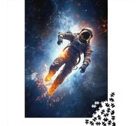 Puzzle de 1000 pièces à la dérive dans l'espace extérieur pour adultes, idéal pour les adolescents à partir de 12 ans, cadeaux de réveillon de Noël (1000 pièces, 75 x 50 cm).