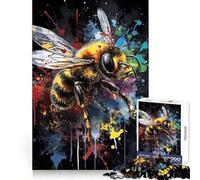 Puzzle de 1000 pièces Abeilles pour Adultes Un Cadeau attentionné, idéal pour se détendre et s’Amuser (38x52cm)