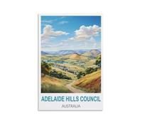 Puzzle de 1000 pièces, Adelaide Hills Council, Australie. Jeu de Loisirs et de détente éducatif et intellectuel. Décoration intérieure, Cadeau Artistique, 70 x 50 cm.