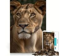 Puzzle de 1000 pièces Adolescentes Lionnes Protectrices Jeu Intelligent pour Partager des Moments de complicité Découpe Lisse Liste de souhaits du Père Noël 38x26cm