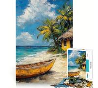 Puzzle de 1000 pièces Adolescents naufragés sur Une île déserte Stimule la mémoire Jeu apaisant Bords Nets Cadeau de Noël 50x75cm