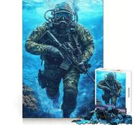 Puzzle de 1000 pièces Adolescents plongeurs des Forces spéciales » Un Jeu Stimulant pour Les méninges, à Partager et à la découverte ! 38x52cm