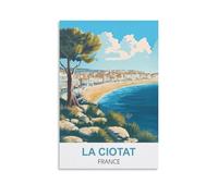 Puzzle de 1000 pièces, Affiches de La Ciotat France, Puzzle de 1000 pièces pour Adultes, Enfants et Adolescents, Jeu de Puzzle pour Grandes familles, 52 x 38 cm