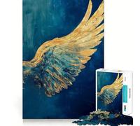 Puzzle de 1000 pièces Aile d'ange Droit pour Adolescents, Jeu de Puzzle Stimulant Le Cerveau, Jeu de Groupe, Art Assembler, Cadeau Classique (38x26cm)