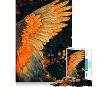 Puzzle de 1000 pièces Aile d'ange Droit pour Adolescents, Jeu de Puzzle Stimulant Le Cerveau, Jeu de Groupe, Art Assembler, Cadeau Classique (38x26cm)