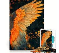 Puzzle de 1000 pièces Aile d'ange Droite pour Adolescents, idéal pour améliorer la mémoire, se détendre et créer des œuvres d'art aux découpes nettes (50x75cm)