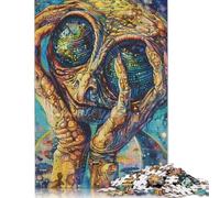 Puzzle de 1000 pièces Alien Art LIX, Puzzle carré créatif en Papier pour Adultes, Cadeau de Noël, 38 x 26 cm / 1000 pièces