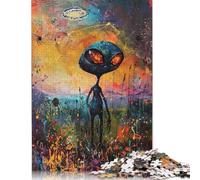 Puzzle de 1000 pièces Alien Art XXXVIII Puzzle carré pour adultes et enfants, jeu de puzzle en papier 38 x 26 cm/1000 pièces