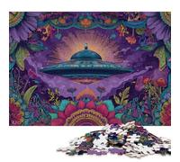 Puzzle de 1000 pièces Alien Blossoms pour Adultes - Puzzle Difficile pour Adultes - Puzzle Amusant pour Toute la Famille - 1000 pièces (75x50cm)