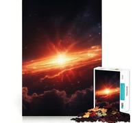 Puzzle de 1000 pièces Allumage Céleste︰ Naissance d'une Galaxie Assemblage Parfait Art Entraînement Mental Amusant Repos Jeu Cadeau de Noël Calme (50x75cm)