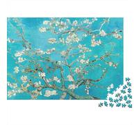 Puzzle de 1000 pièces « Amandiers en Fleurs », Motif Branches de Cerisier en Fleurs, Jeu éducatif pour Adultes, Belle décoration, défi Stimulant, idéal pour Un Anniversaire (52 x 38 cm).