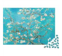 Puzzle de 1000 pièces « Amandiers en Fleurs » pour Adultes Branches Fleuries et Ciel 38 x 26 cm idéal pour la décoration intérieure
