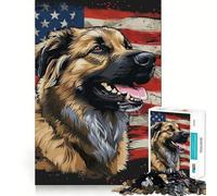 Puzzle de 1000 pièces Anatolian Shepherd USA pour Adultes,Jeu Stimulant l'esprit,découpe Laser pour Un Assemblage Parfait,activité Amusante en Famille (50x75cm)