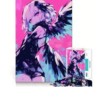 Puzzle de 1000 pièces Ange aux Ailes pour Adolescents activité ludique et stimulante pour la réflexion,Taille Uniforme,pièces précises,idéale pour se détendre en Groupe à l’intérieur (50x75cm)