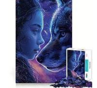 Puzzle de 1000 pièces Animaux de la Galaxie Mystique pour Adolescents Jeu de logique et d'adresse à Partager, décoration Murale aux découpes précises (38x52cm)