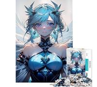 Puzzle de 1000 pièces Anime Airl Angel Part Difficile à compléter mais Amusant et Humoristique Décoration Murale pour Les 14 Ans et Plus (50x75cm)