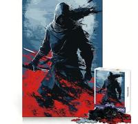 Puzzle de 1000 pièces Anime Blue Japan Shinobi pour Adolescents Détente et réflexion Assemblage Solide (38x26cm)