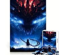 Puzzle de 1000 pièces Anime Demons Born pour Adolescents, idéal pour Le développement cérébral, Facile à Nettoyer et à Assembler, Cadeau de Noël Chaleureux (38x52cm)