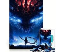 Puzzle de 1000 pièces Anime Demons Born Teenagers,Jeu de mémoire,Verrouillage sécurisé,sans pièces détachées,idéal pour Les Voyages (38x52cm)